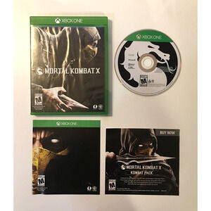 Mortal Kombat X (Microsoft Xbox One, 2015) Warner Bros - CIB Complete W/Manual